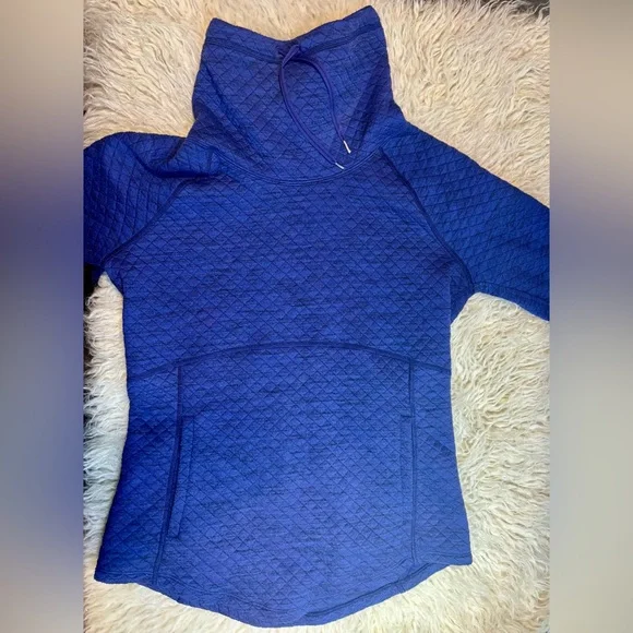 Marmot Deep Blue Quilted Hoodie - Picture 1 of 6